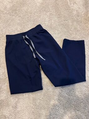 Figs Navy Livingston high waist pants